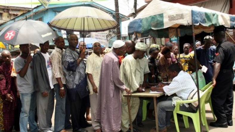 A cross section of Nigerian voters