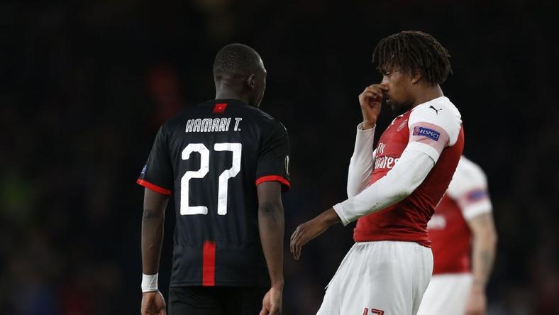 Alex Iwobi held his nose to Hamari Traore during a back and forth and fans have had a lot to say about it (Getty