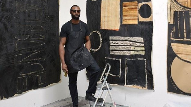 Meet the Nenaissance Man, Irvin Pascal, the mixed media artist giving African art a fighting chance [Credit- Niki Cryan Instagram]