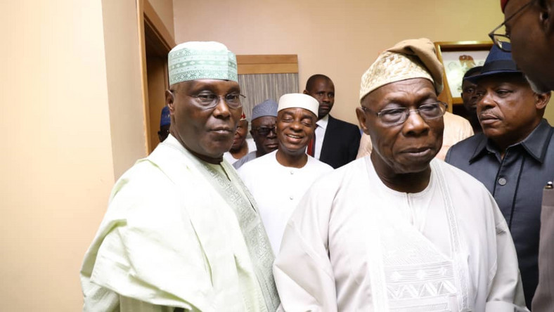 Obasanjo hosts a powerful Atiku delegation in Abeokuta