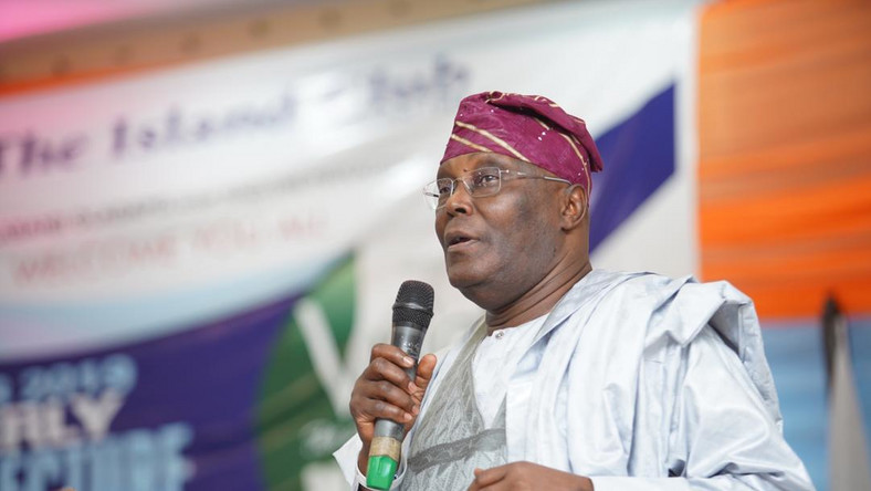 Atiku Abubakar reportedly worked with US PR consultants ahead of the 2019 presidential vote [Twitter @bolanle cole]