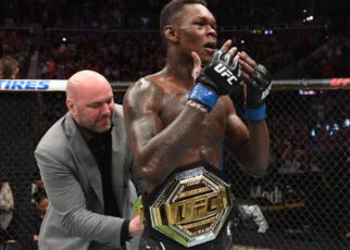 Israel Adesanya is the new UFC interim middleweight champion